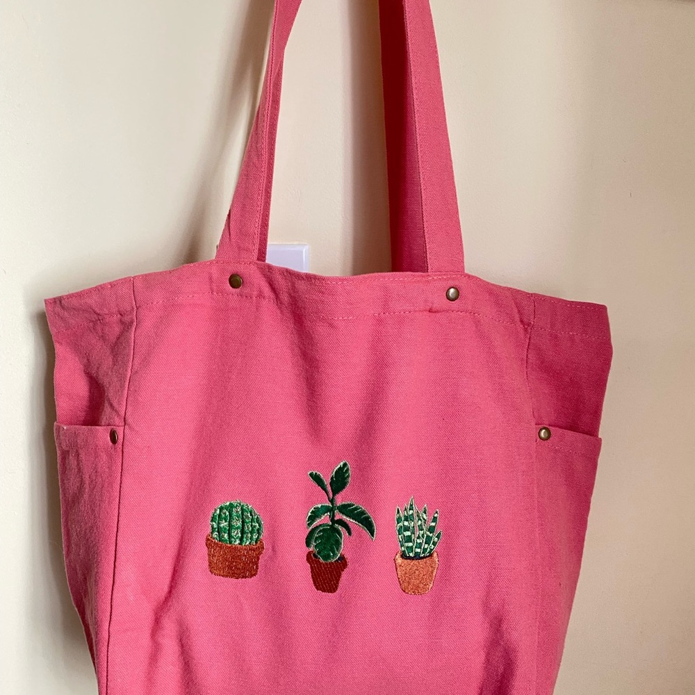 Plant Embroidered Sweatshirt
